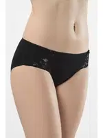 Likralı Dantelli Bikini (2'li Paket) Türen 961/SİYAH Siyah
