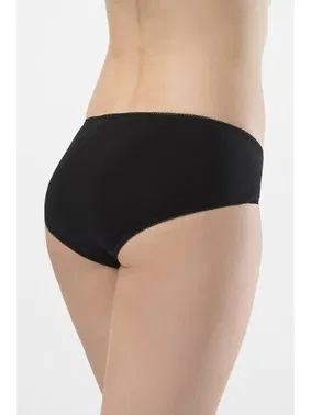 Türen Likralı Dantelli Bikini (2'li Paket) Türen 961/SİYAH - Alternatif Görünüm