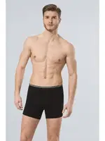 Likralı Düğmeli Boxer (2'li Paket) Türen 135/SİYAH Siyah
