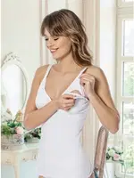 MammaBra Begonia Beyaz Emzirme Atleti MB3006 Beyaz