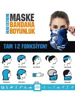 Maske Bandana Boyunluk: Head Extreme 12 Fonksiyon Che Guevara farklı açı