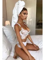 Merry See Dantelli Şık Külot Beyaz Beyaz görsel 8