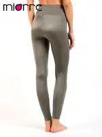 Yüksek Bel Toparlayıcı Haki Spor Taytı Miorre Haki görsel 5