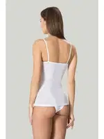 Modal İnce Askılı Korsajlı Atlet Miss Fit 16646 Beyaz detay görünüm