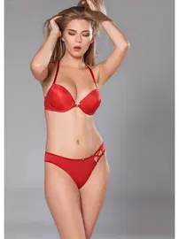Moonlight Moonlight Destekli Kırmızı Sütyen Takımı 278