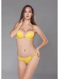 Moonlight Moonlight Destekli Sarı Sütyen Külot Takımı 278
