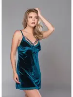 Moonlight Kadife Fantazi Yeşil Gecelik 288 Yeşil