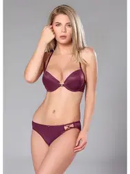 Moonlight Moonlight Mürdüm Destekli Sütyen Takım 278