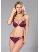 Moonlight Mürdüm Destekli Sütyen Takım 278 Mürdüm