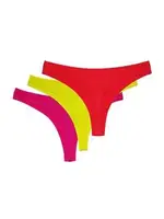 NBB 1914 Düşük Bel String Üçlü Paket Dikişsiz farklı açı