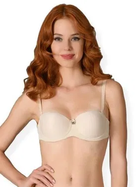 NBB NBB 3616 Desteksiz Strapless Sütyen (sırtı şeffaf)