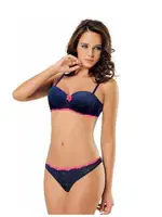 NBB 4387 Push Up Straplez Sütyen String Takım Görsel detay görünüm