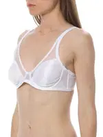 NBB Tül Detaylı Balenli Minimizer Toparlayıcı Sütyen 358 Beyaz