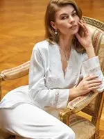 Nurteks 6693 6'lı Saten Takım Ekru görsel 4