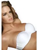 Orkide Dolgulu Straples Sütyen 2850 Beyaz görsel 4