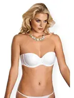 Orkide Sırtı Şeffaf Straples Dolgulu Sütyen 2850 Şeffaf Beyaz