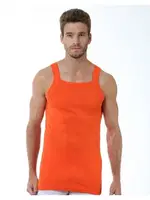 Öztaş 1029-A Erkek Spor Askılı Renkli Atlet Turuncu görsel 5