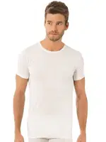 Öztaş 1066-A Erkek Sıfır Yaka Fanila Beyaz