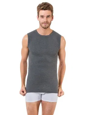 Öztaş Öztaş Erkek Ribana Kolsuz Sıfır Yaka A1055