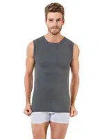 Öztaş Erkek Ribana Kolsuz Sıfır Yaka A1055 Antrasit