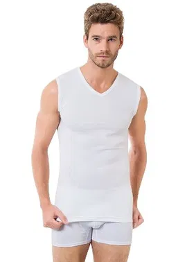 Öztaş Öztaş Erkek Ribana Kolsuz V Yaka A1056