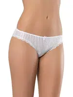 Pamuk Elastan Derby Bikini Erdem 7250 Beyaz