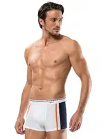 Pamuk Elastan Dubble Line Erkek Boxer Erdem 1432 Beyaz