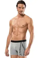 Pamuk Elastan Melody Erkek Boxer Erdem 1460 Gri detay görünüm