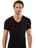 Pamuk Elastan V Vaka Erkek T-Shirt Erdem 1119 detay görünüm