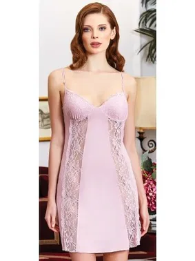 Jeremi Penye 6'lı Dantelli Gecelik Sabahlık Takımları Seti Jeremi 870 - Alternatif Görünüm