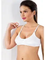 Penye Battal Bayan Sütyen Lüx DRM 083 Beyaz detay görünüm