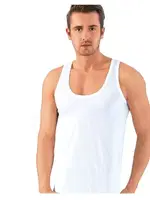 Penye Erkek Atlet Lüx DRM 155 Beyaz görsel 4