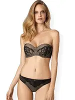 Pierre Cardin 4626 Darci Destekli Straplez Sütyen Takım Siyah