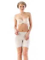 Popo Dikleştirici Korse Boxer Paçası Dantelli Emay 2002 Beyaz görsel 9