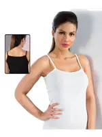 Ribana ip Askılı Atlet Lüx DRM 050 Beyaz farklı açı