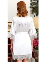 Saten Bride Sabahlık Jeremi 3213 detay görünüm