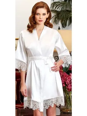 Jeremi Saten Bride Sabahlık Jeremi 3213