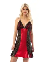 Saten Gecelik Tek Parça  Sistina M-373 Görsel