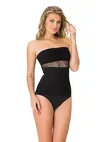 Seamless Fantezi Straplez Atlet Emay 5035 Siyah görsel 7