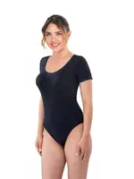 Seamless Yarım Kollu Badi Emay 1926 Siyah