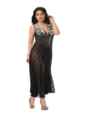 Sistina Şifon Gecelik Tek Parça Sistina M-085