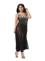 Şifon Gecelik Tek Parça Sistina M-085