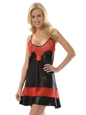 Sistina Sistina 339 dantelli saten gecelik