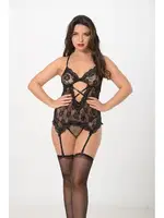 Sistina 805 Fantezi Jartiyer Takım Siyah