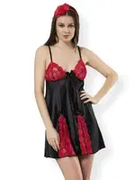 Sistina Tek Parça Saten Gecelik M-309