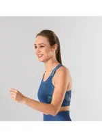 Spor Büstiyer Örme Seamless Dikişsiz Yoga Fitnes Plates Miss Fit 11178 Mavi görsel 6