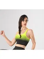 Sporcu Büstiyer Örme Seamless Dikişsiz Yoga Fitness Pilates Miss Fit 11177 MultiColor farklı açı