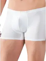 Süper Rahat Bambu Erkek Boxer Lüx DRM 3910 Beyaz farklı açı