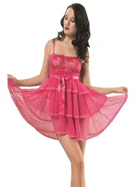 Sistina Tek Parça Şifon Gecelik Sistina S-621