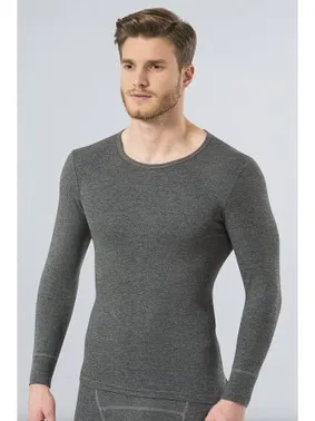 Türen Termal Bisiklet Yaka Uzun Kollu (UNISEX) Türen 192/GRİ